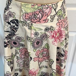 Lily skirt floral butterflies XS